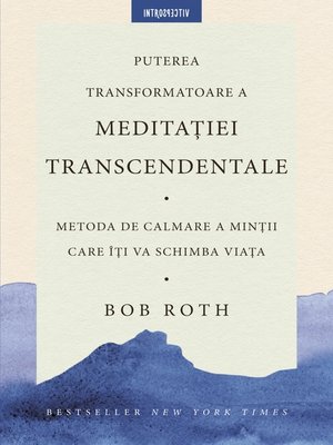 cover image of Puterea transformatoare a meditației transcendentale